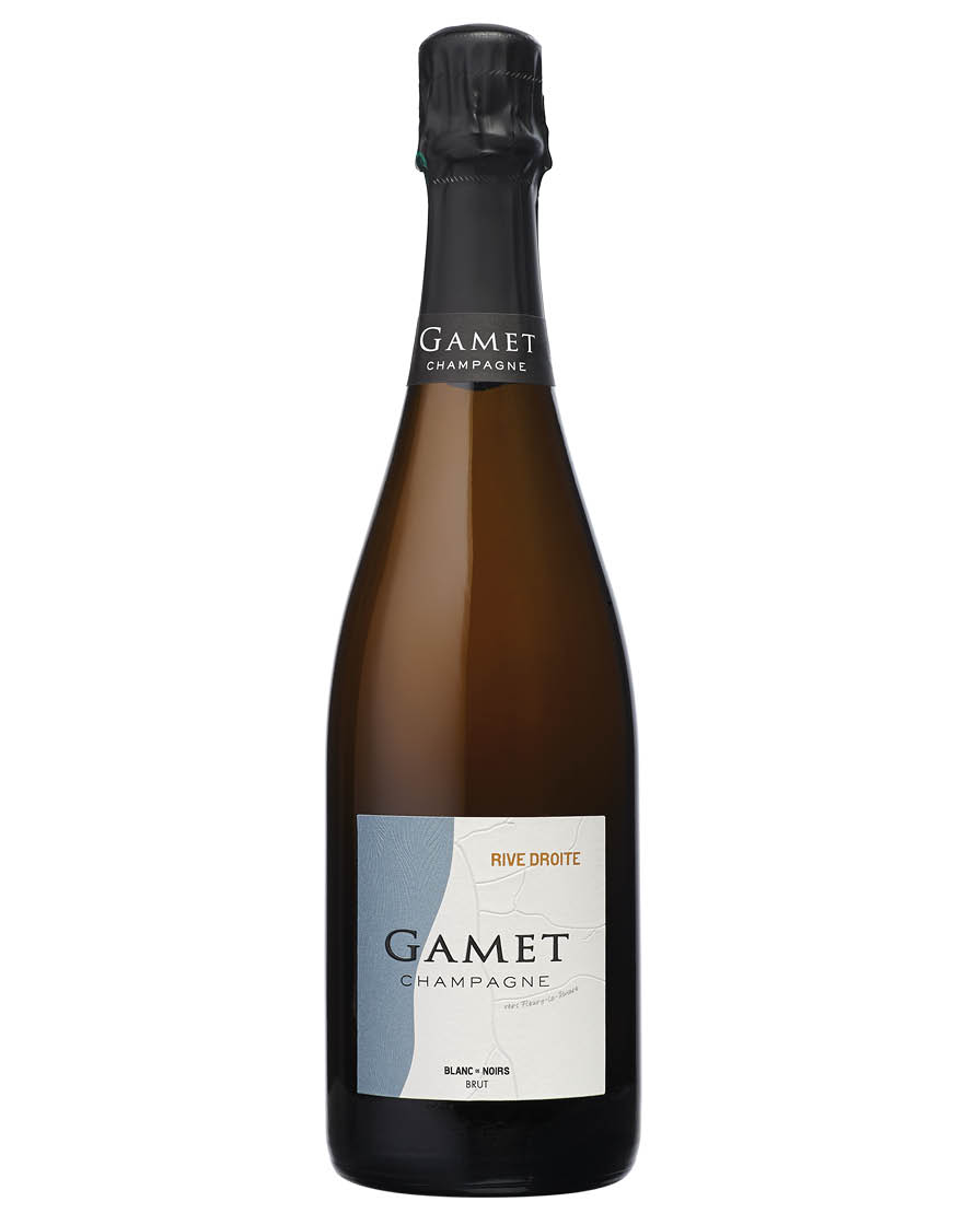 Champagne AOC Brut Rive Droite Blanc de Noirs Gamet 0,75 ℓ