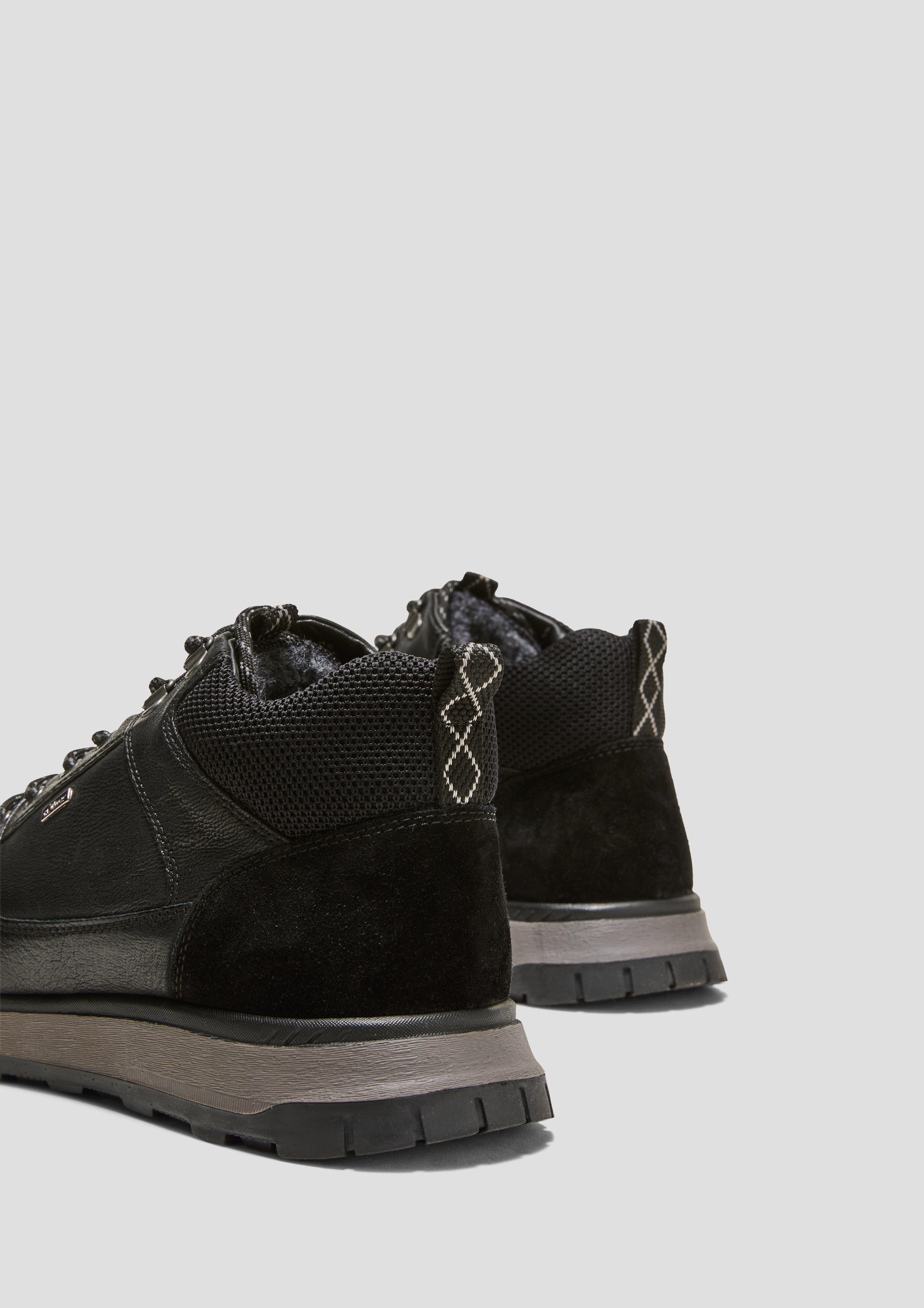 Echtleder-Stiefel in Sneaker-Optik  6008621-001