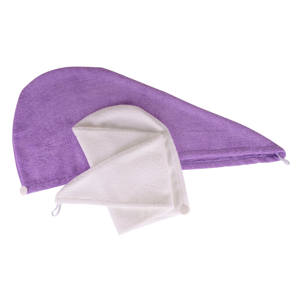 Brushworks 2 X Serviettes Microfibre Cheveux Nettoyage de la peau