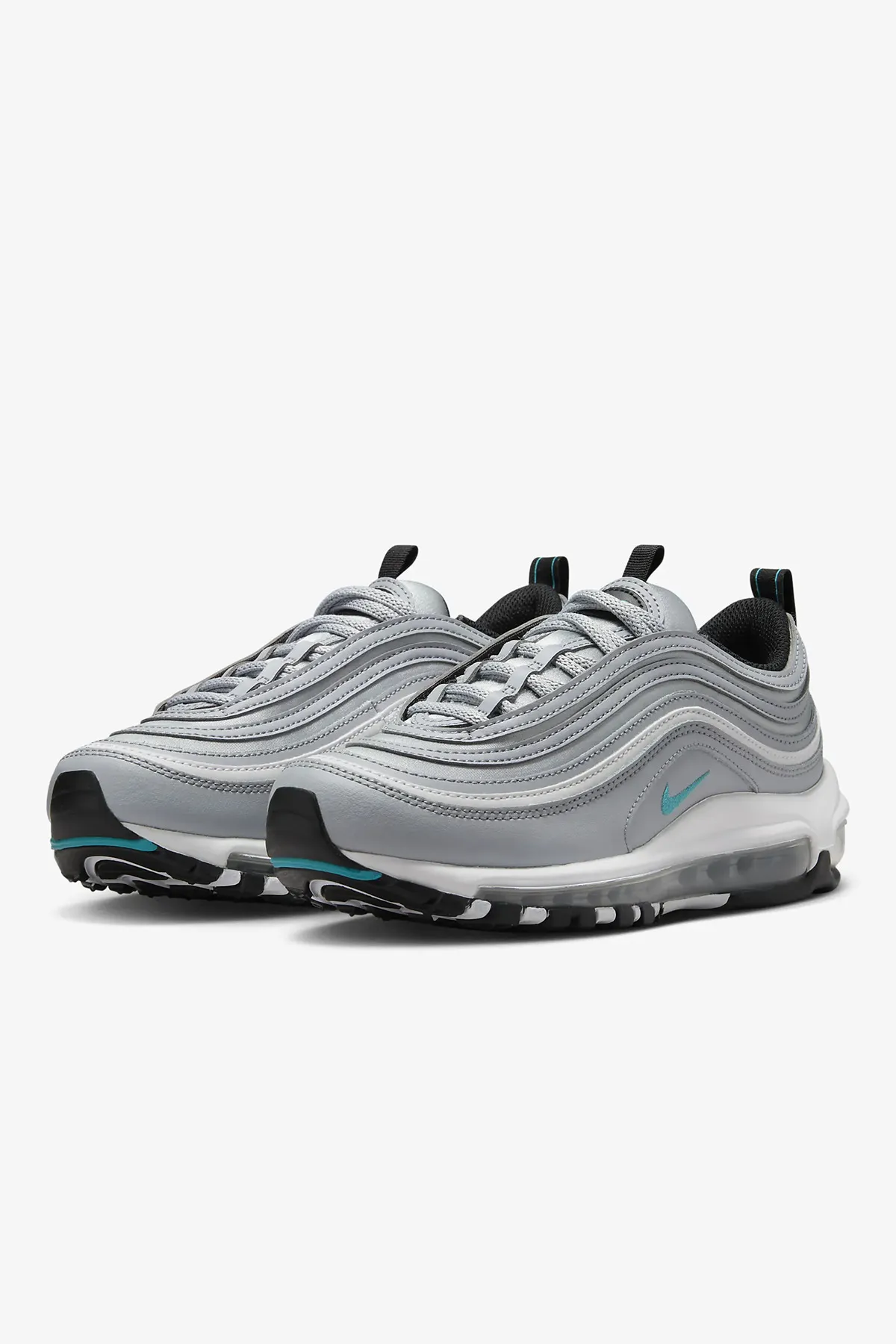 Nike  W Nike Air Max 97 Se Wolf Grau/Weiß/Schwarz/Blaugrün Nebula Sneaker Für Frauen / Mädchen