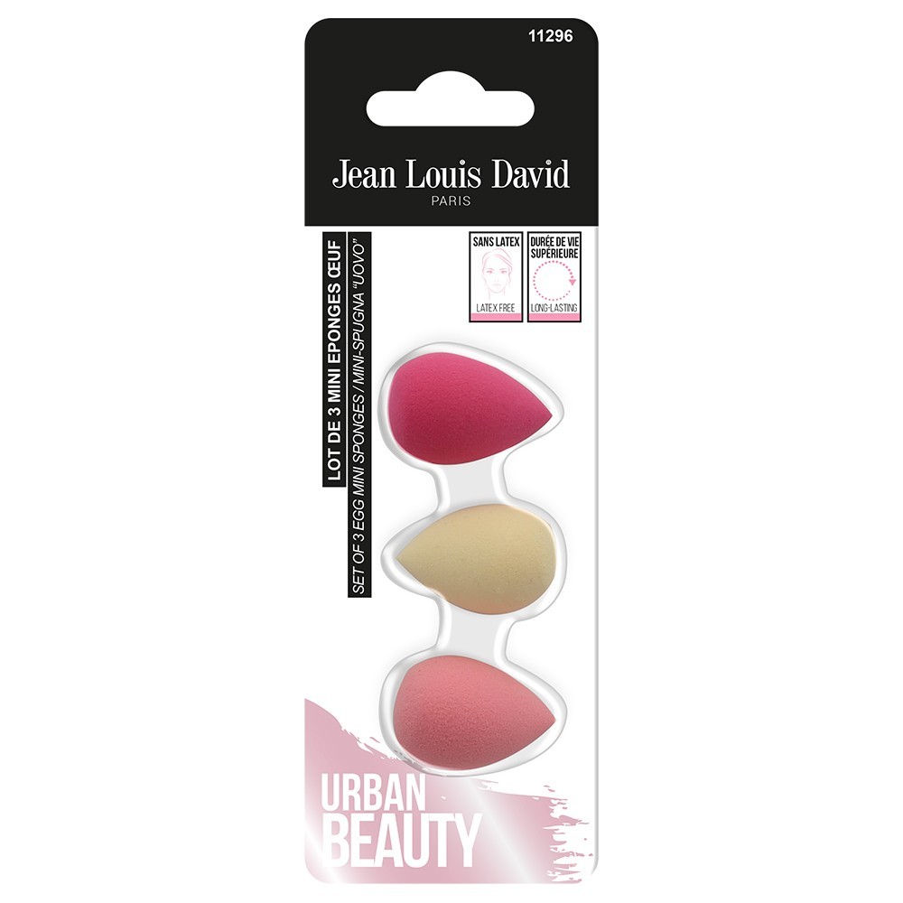 Jean Louis David SET OD 3 MINI SPUŽVE U FORMI JAJA