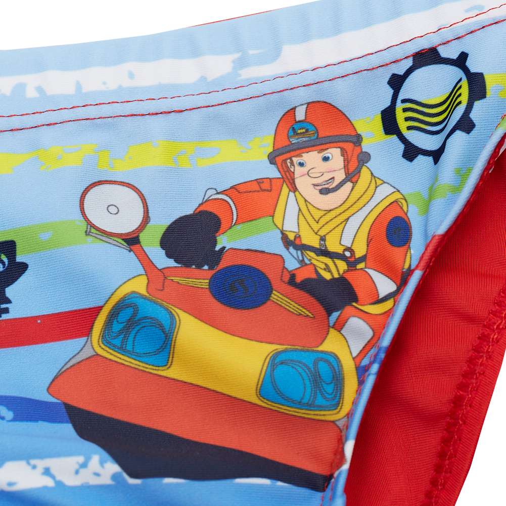 Feuerwehrmann Sam Jungen Badehose Slip SE1832-red