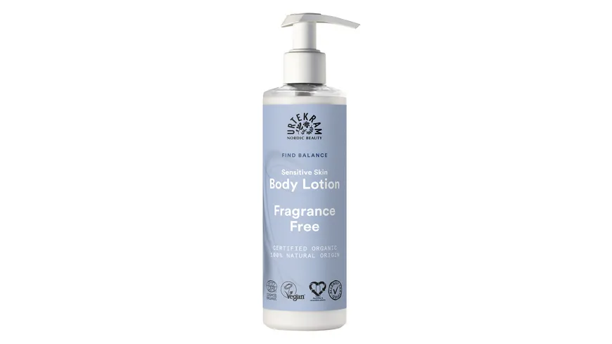 URTEKRAM Body Lotion Sensitive Skin & Fragrance Free 245 ml