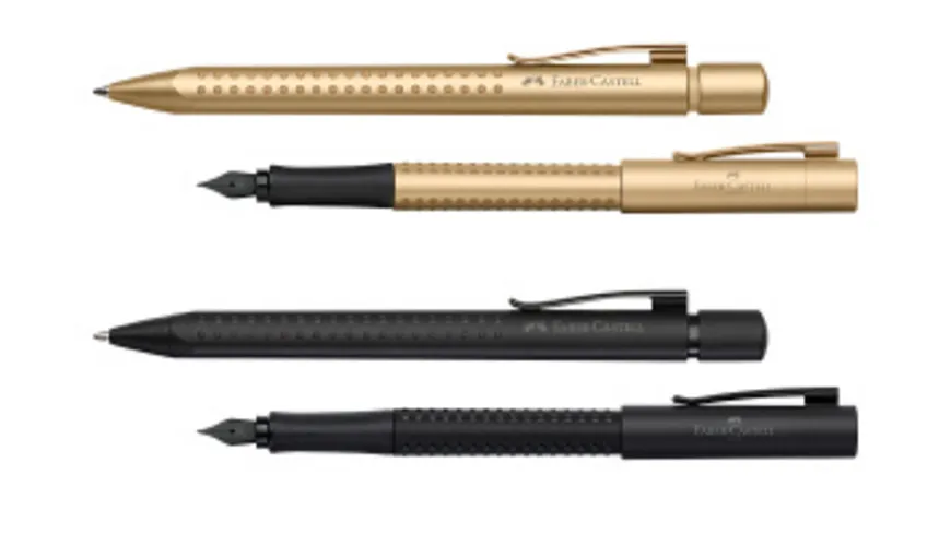 FABER-CASTELL Füller Grip Edition M all Black