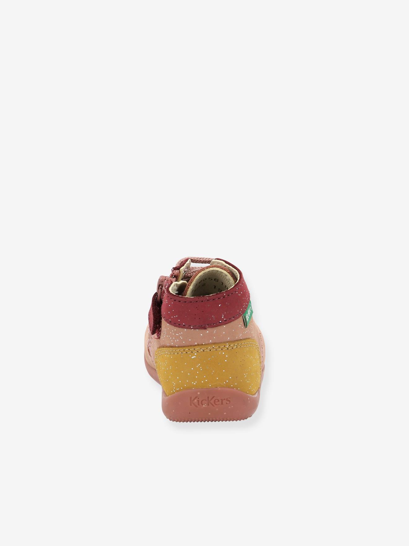 Kickers Mädchen Baby Lauflern-Boots BONZIP 2 KICKERS - rosa