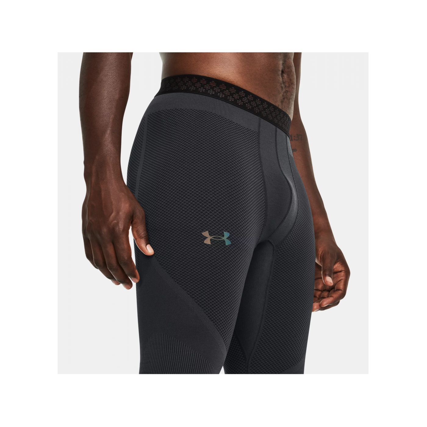 Under Armour Rush Seamless Tight Schwarz F001