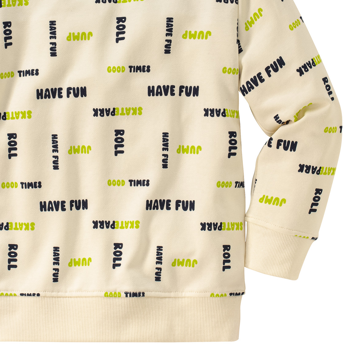 Jungen Sweatshirt mit Schriftzügen