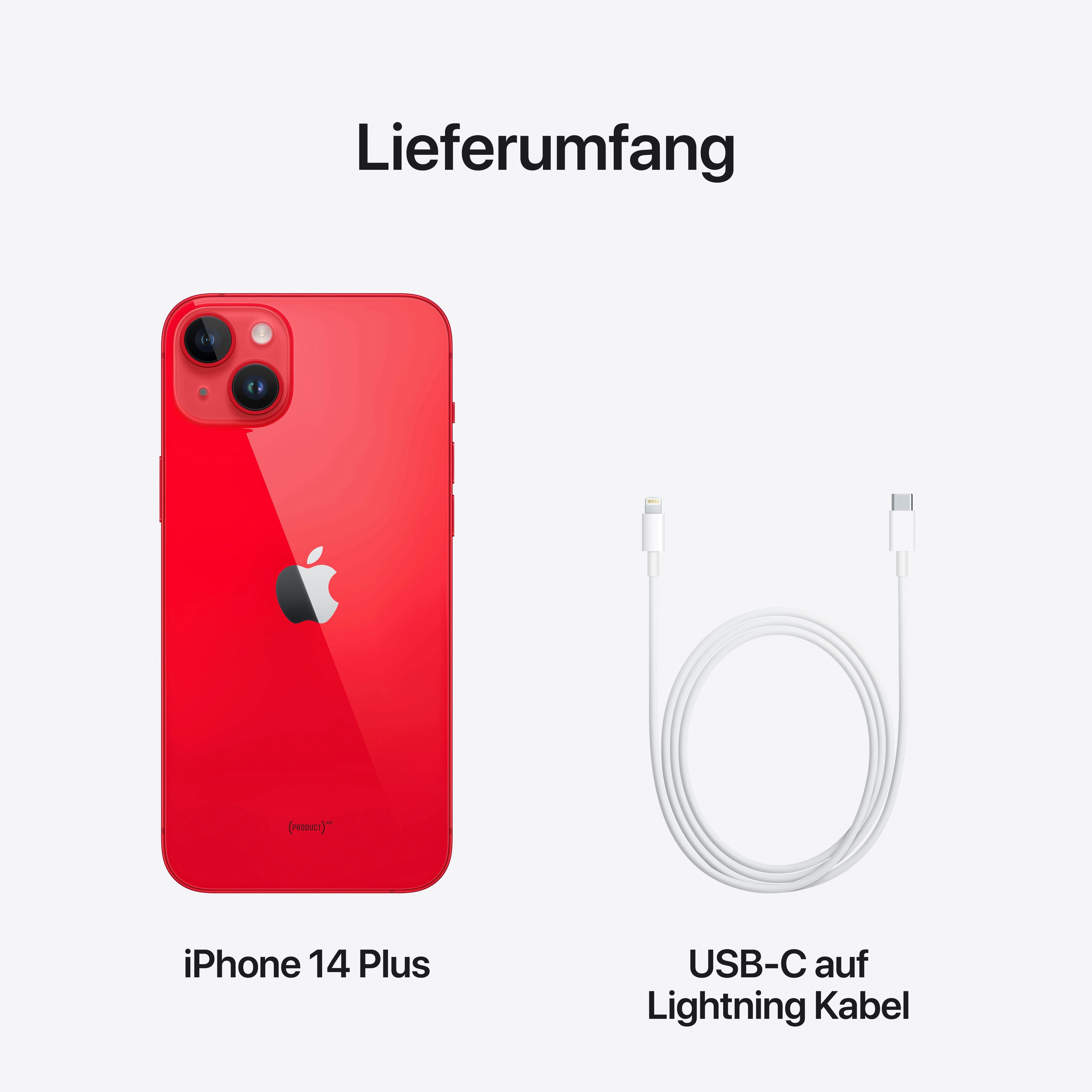 Apple iPhone 14 Plus 256GB Smartphone (17 cm/6,7 Zoll, 256 GB Speicherplatz, 12 MP Kamera)