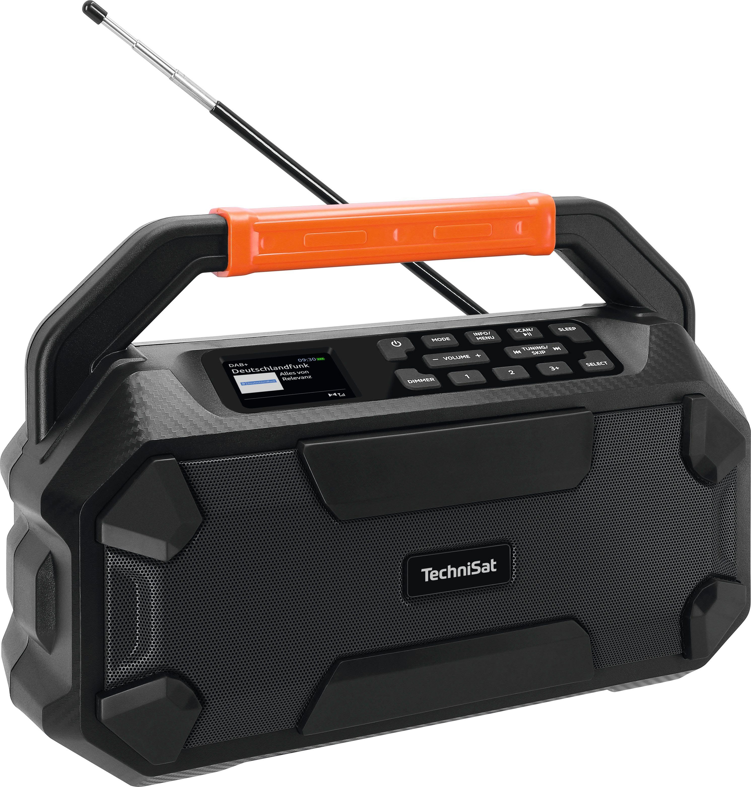 TechniSat DIGITRADIO 231 OD Baustellenradio (Digitalradio (DAB), UKW mit RDS, 16 W)