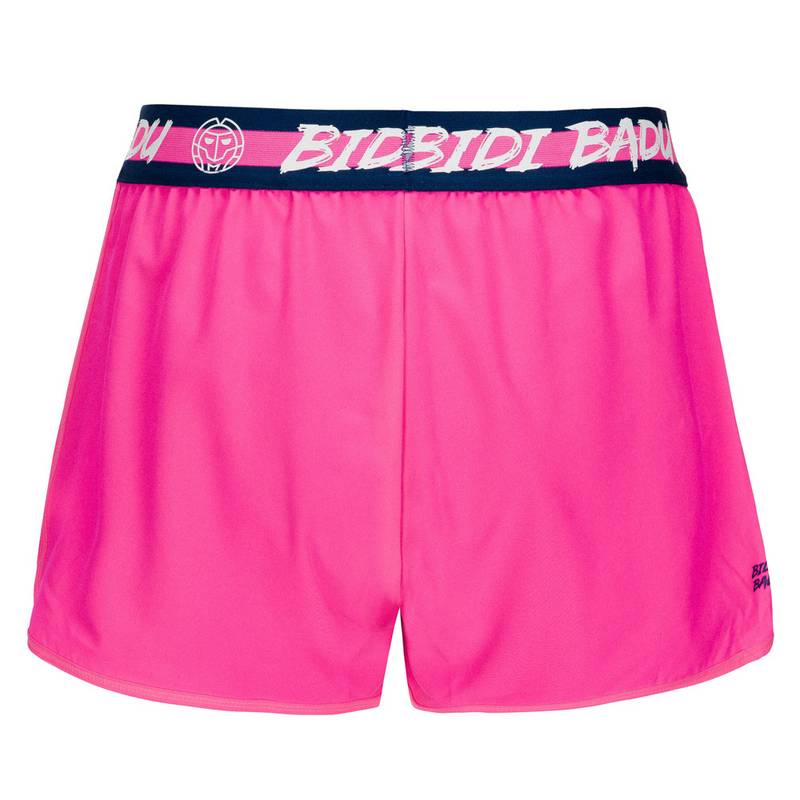 BIDI BADU Grey Tech Shorts (2 in 1) Tennisshorts Mädchen