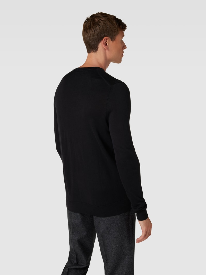 Strickpullover in schwarz
