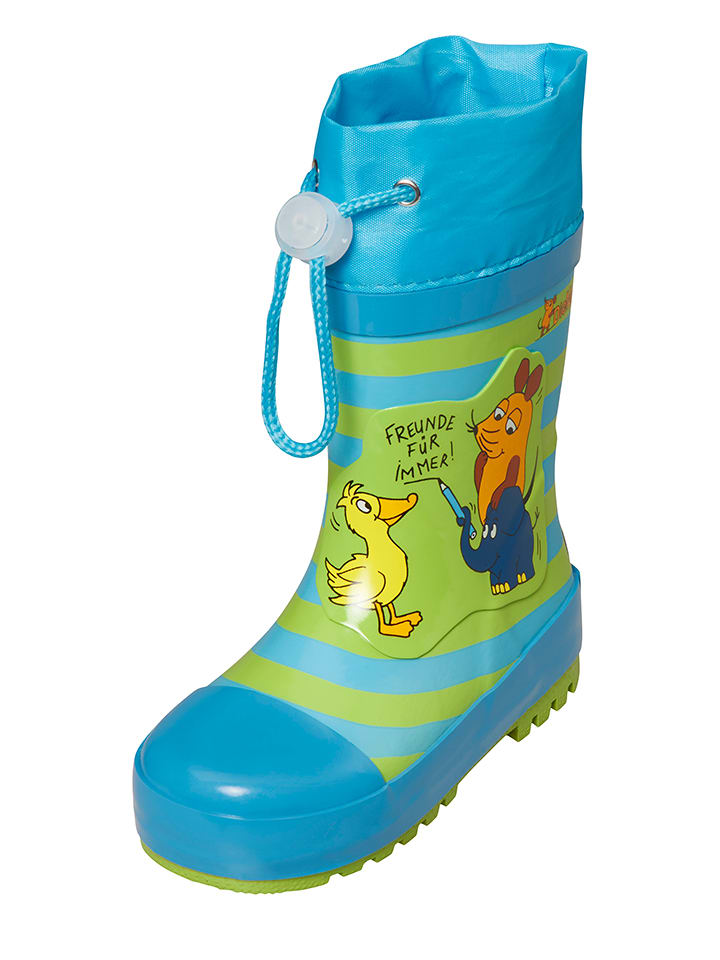 Playshoes Gummistiefel in Türkis/ Grün günstig kaufen