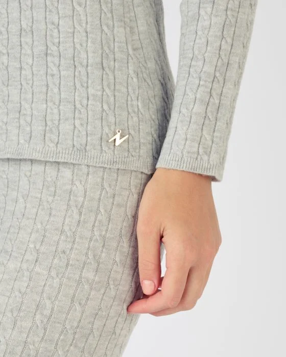 Pull en maille torsadée Thermolactyl