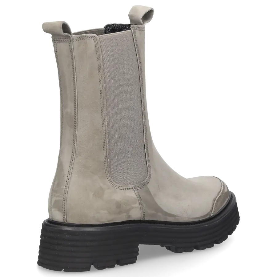 305 SOBE - Chelsea Boots WHITNEY Nubukleder - grün