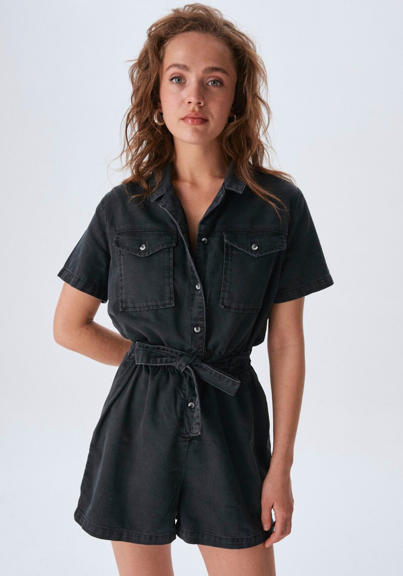 LTB Jumpsuit Evalina in elastischer Denimqualität