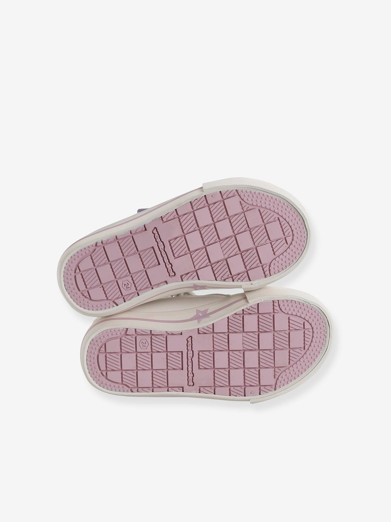 Vertbaudet Mädchen High-Sneakers mit Anziehtrick - weiß