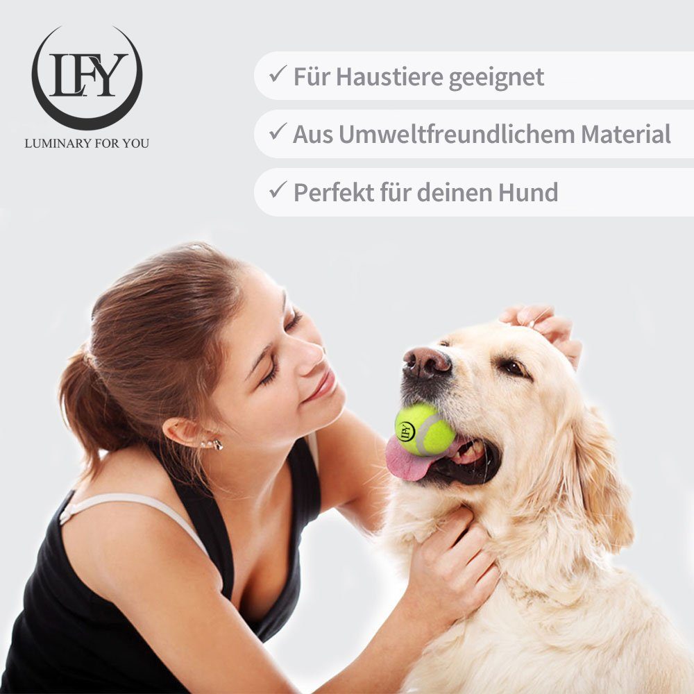 Luminary for you Tennisball LFY Luminary for you Tennisbälle 15 Stück inklusive Mesh-Tragetasche (15er-Set), Hochwertig verarbeitet