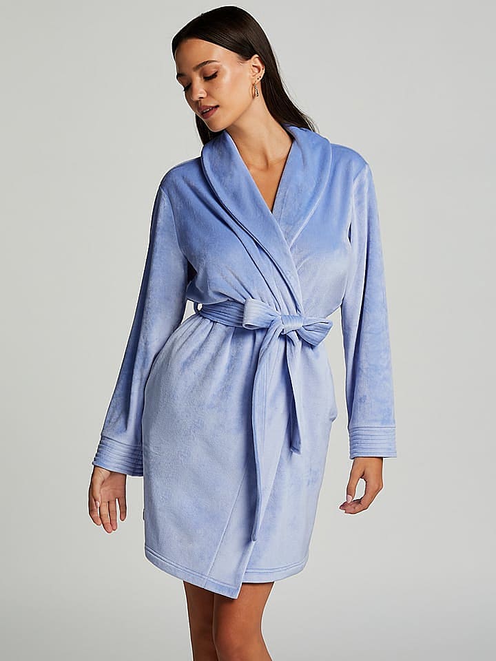 Hunkemöller Bademantel in Hellblau günstig kaufen XL/XXL