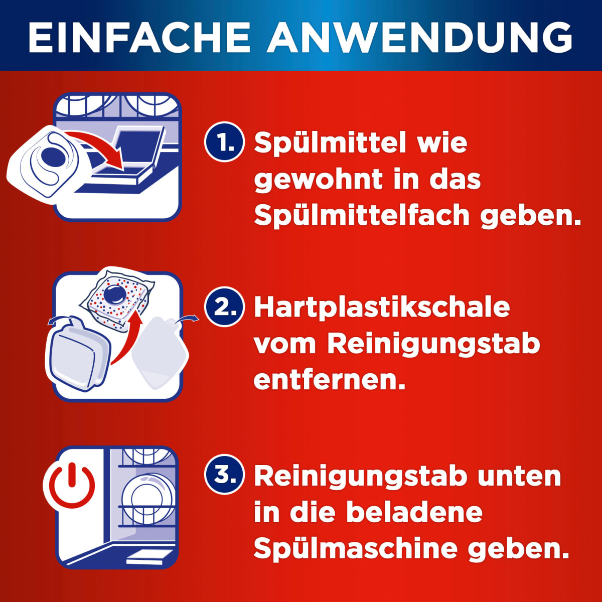 Spülmaschinenreiniger-Tabs Maxipack, 12 St