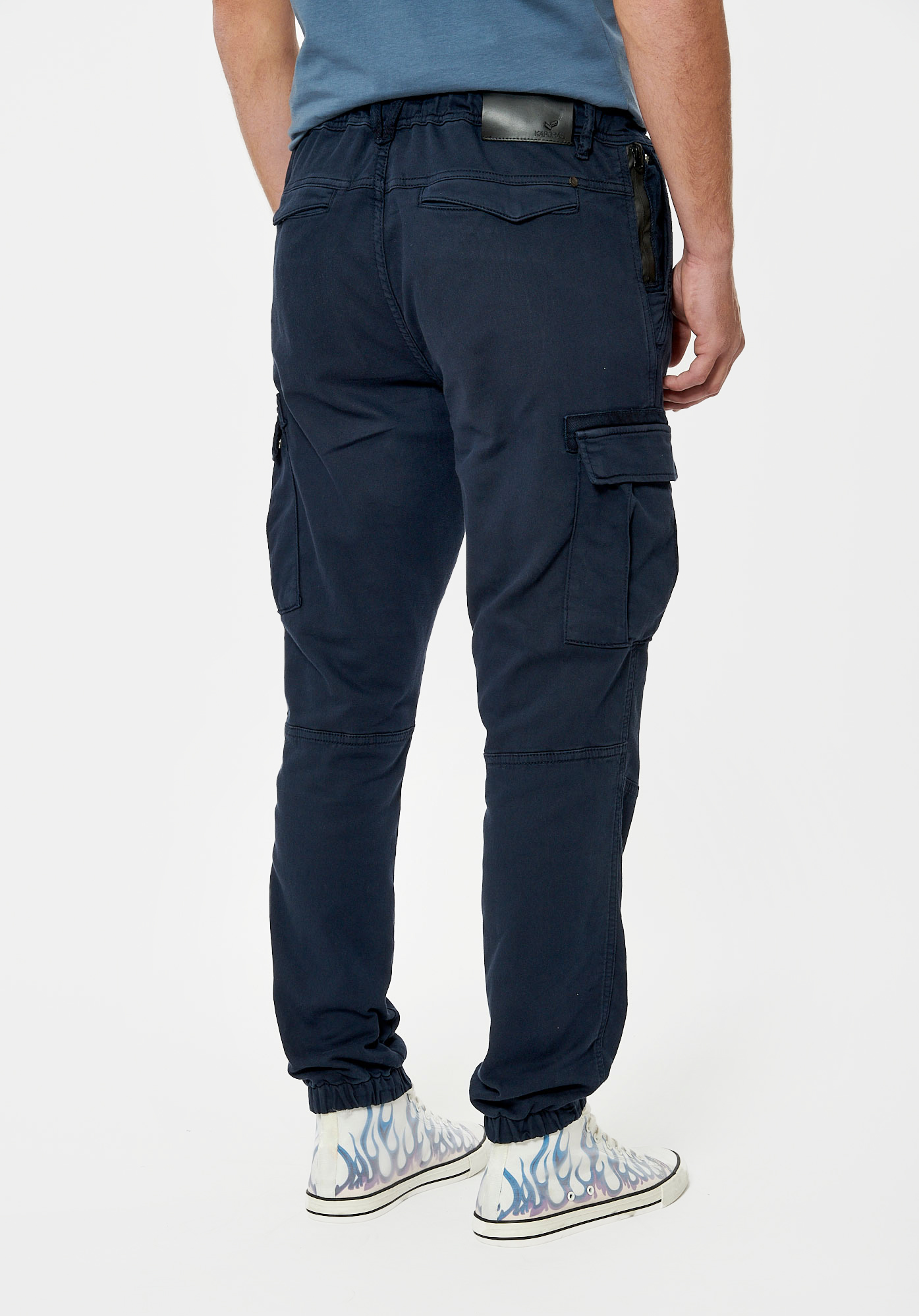 ALKI   Pantalon cargo bleu Homme