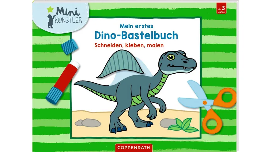 Die Spiegelburg Verlag - Mini Künstler - Mein erstes Dino-Bastelbuch