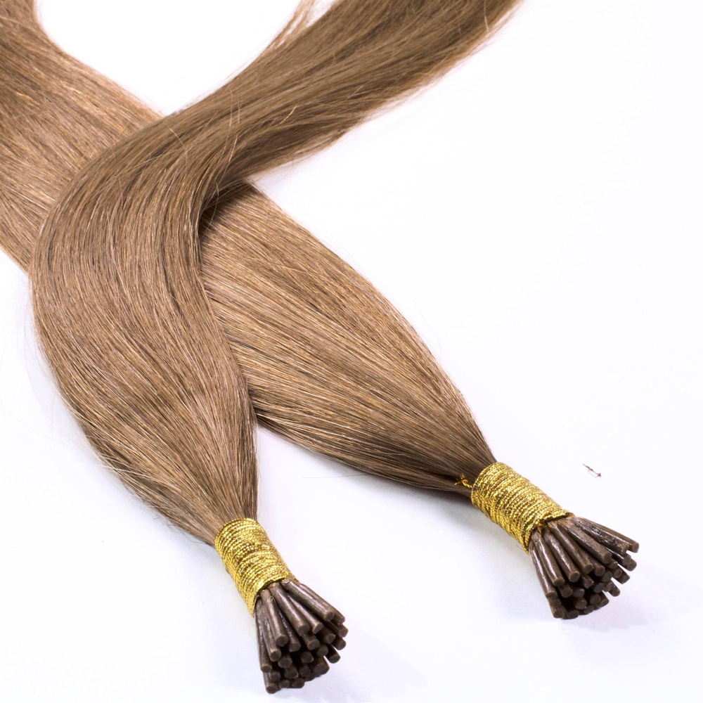 hair2heart Extensions à froid cheveux naturels #14 blond foncé 1g extensions