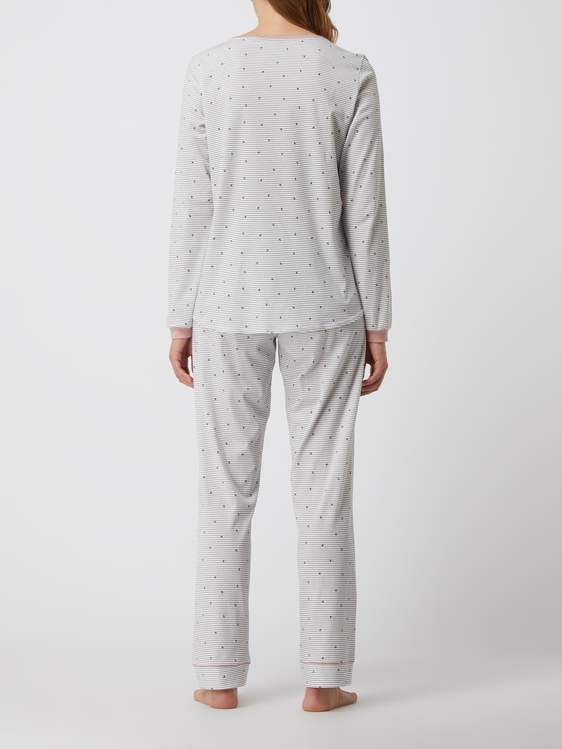 Modern Fit Pyjama aus Jersey in rosa