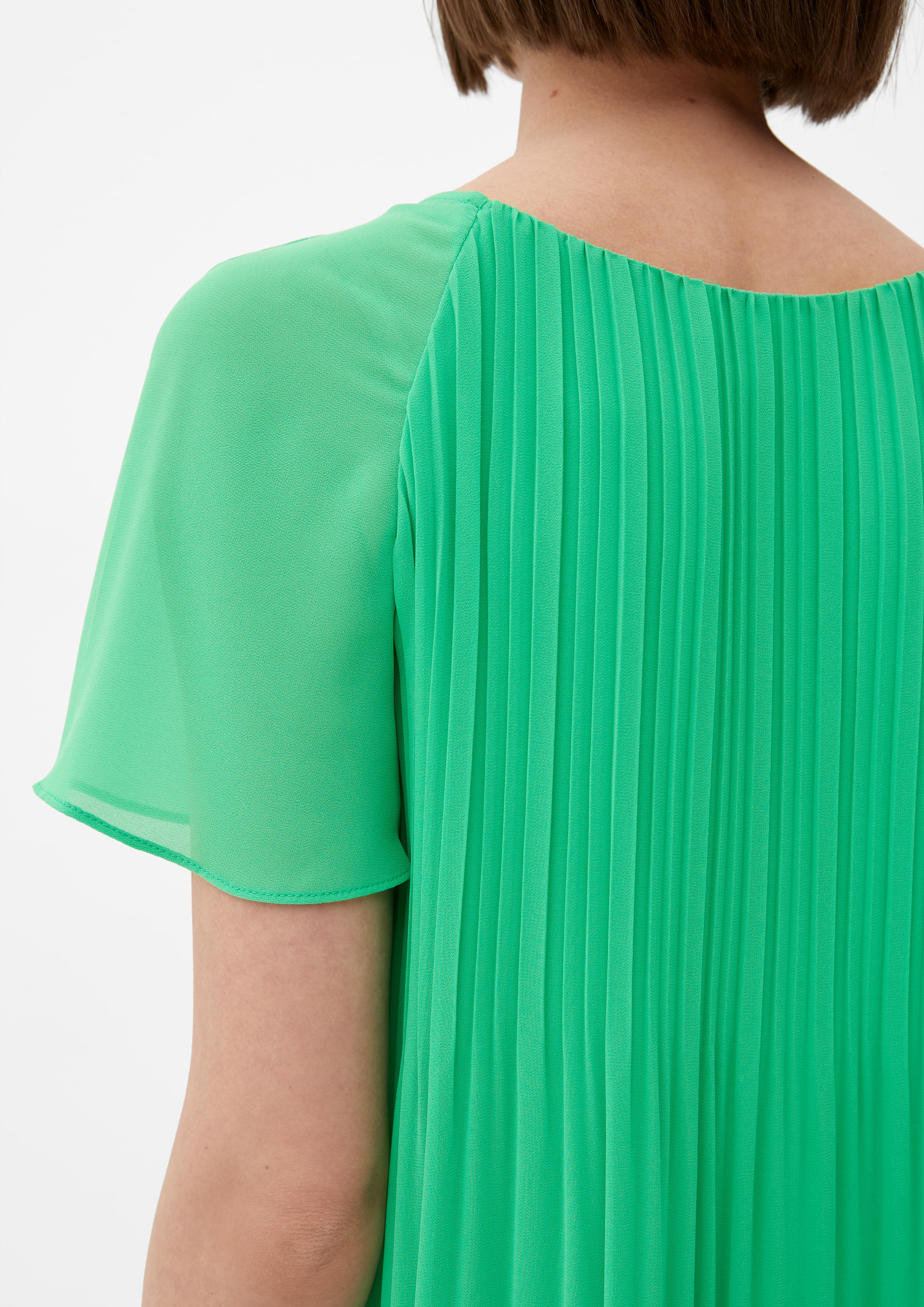 Bluse mit Plisseefalten  2130234-7588