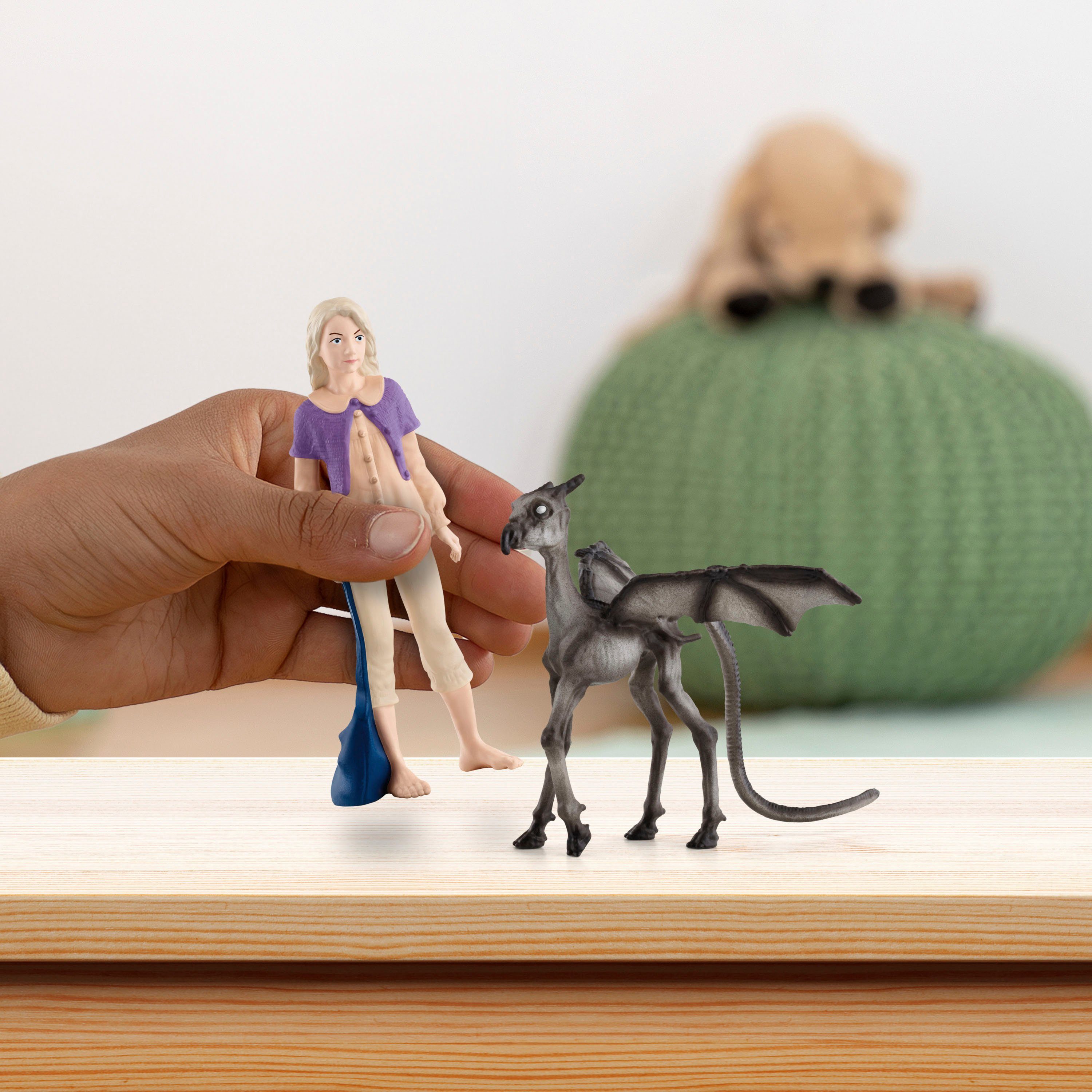 Schleich® Spielfigur WIZARDING WORLD, Harry Potter™, Luna™ & Thestral (42636), Made in Europe