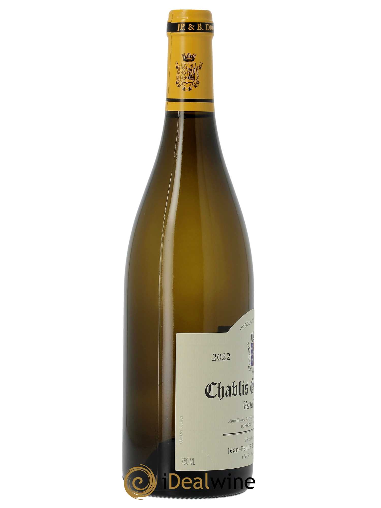 Chablis Grand Cru Vaudésir Jean-Paul & Benoît Droin (Domaine)  2022 - Lot de 1 Bouteille