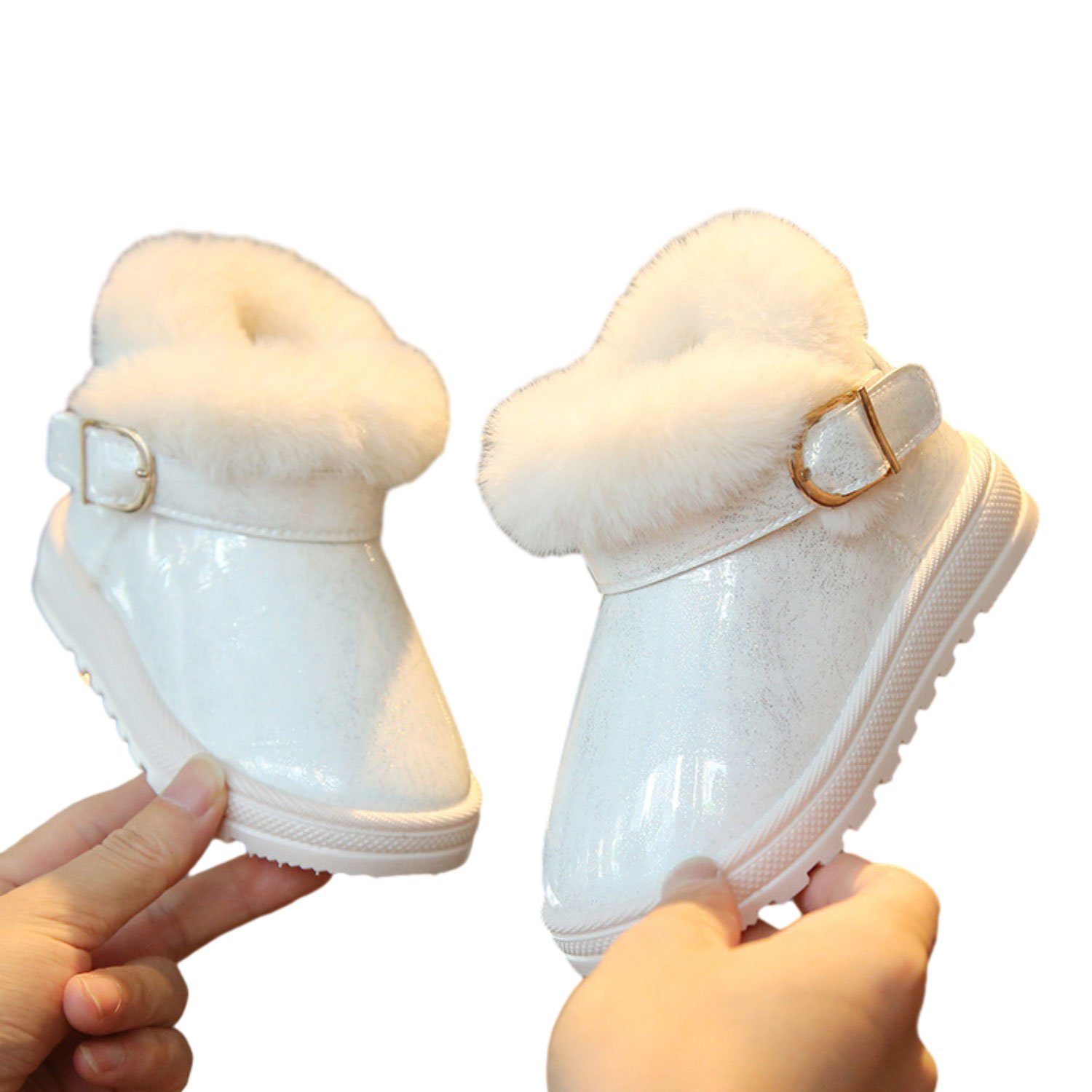 Daisred Wintermode Schneestiefel warm Prinzessin Kinderstiefel Stiefel