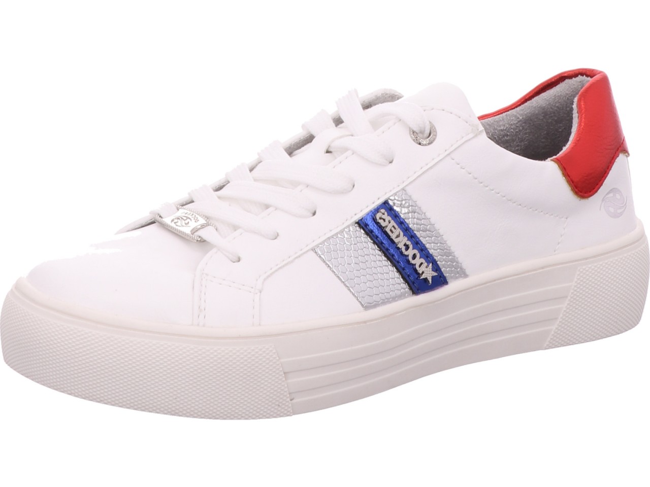 DOCKERS Freizeit Schnürer weiss