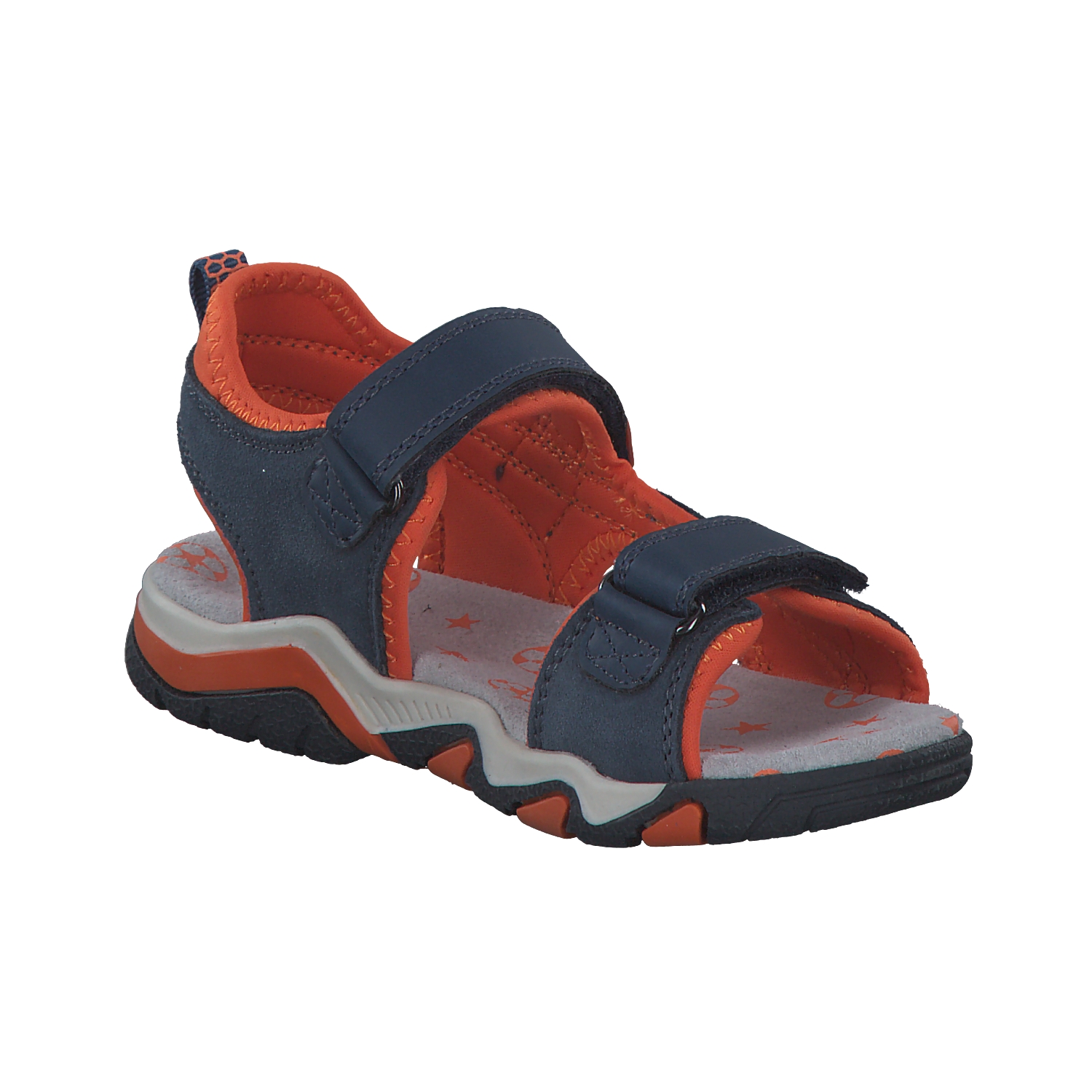 Salamander Bo 00425, Sandaletten, Kinder, blau/orange