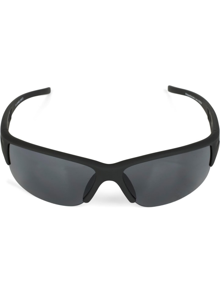 styleBREAKER Sport Sonnenbrille in Schwarz-Grau / Grau getönt günstig kaufen onesize