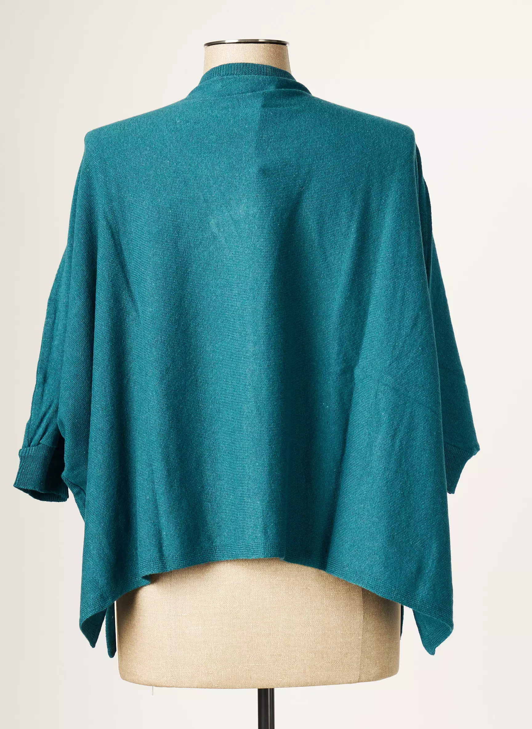 Blanc Boheme Cardigans Femme couleur bleu