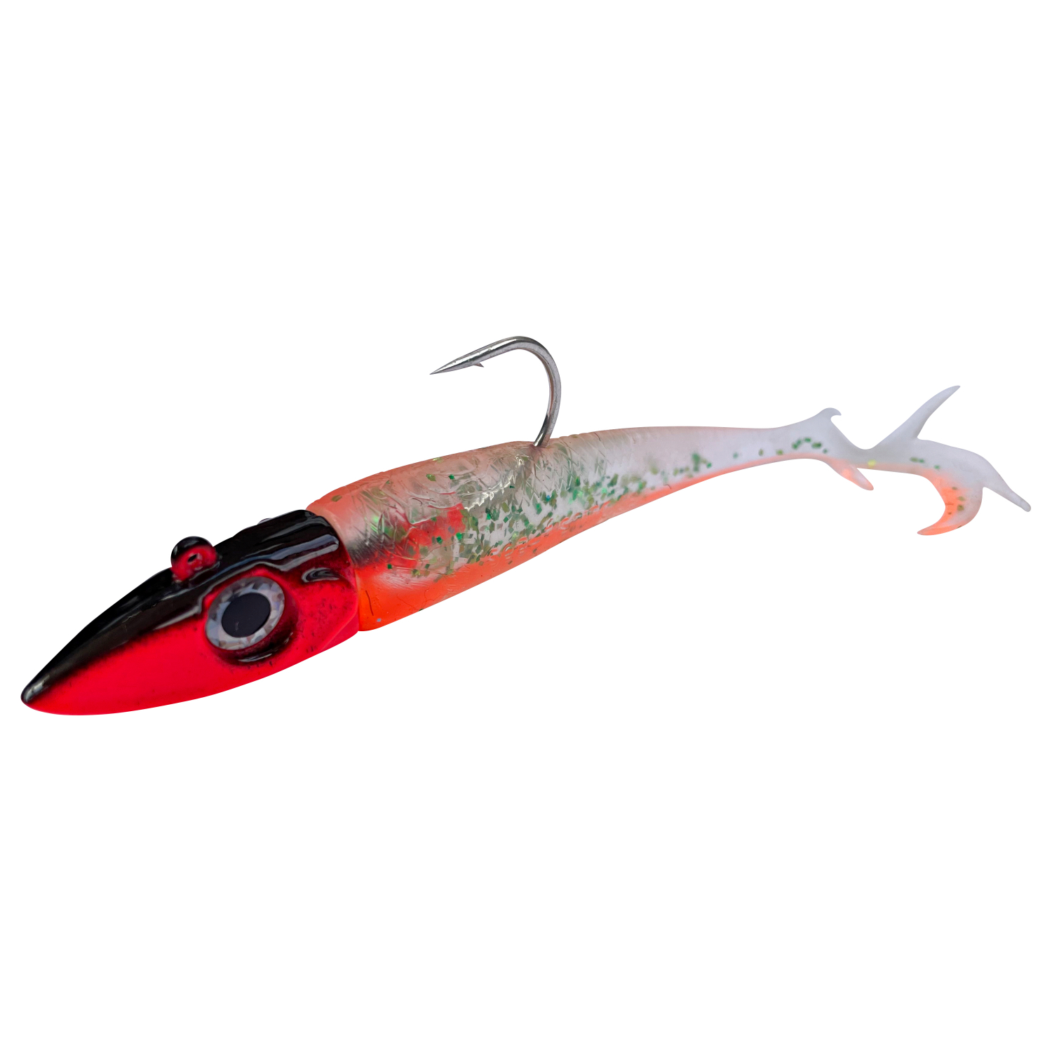 Eisele Gummifisch Flexxxi Mini mit Twitcher (dragon tail, watermelon)