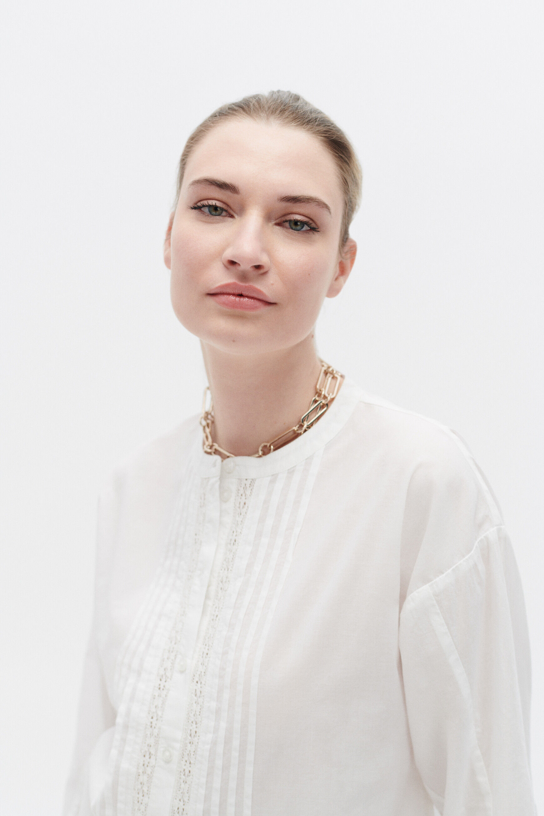 Chemise carlito blanc femme