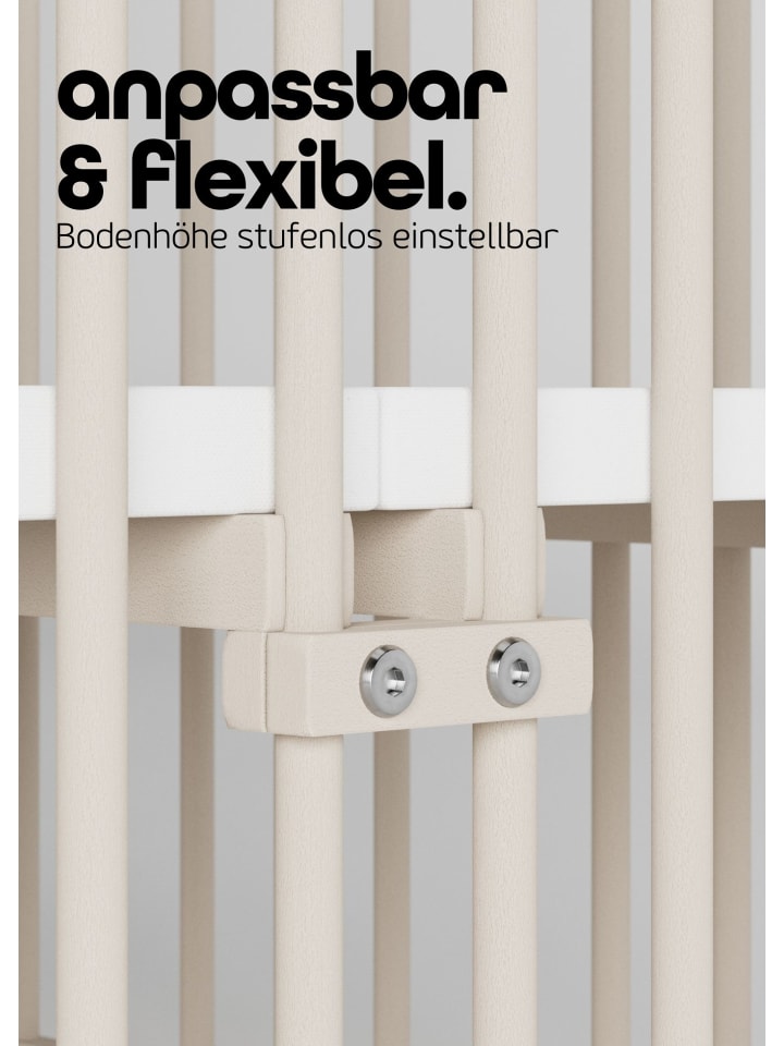 Sämann Sämann Laufgitter XXL Matratze Cloud Air & Sprossen sahara dust Premium günstig kaufen