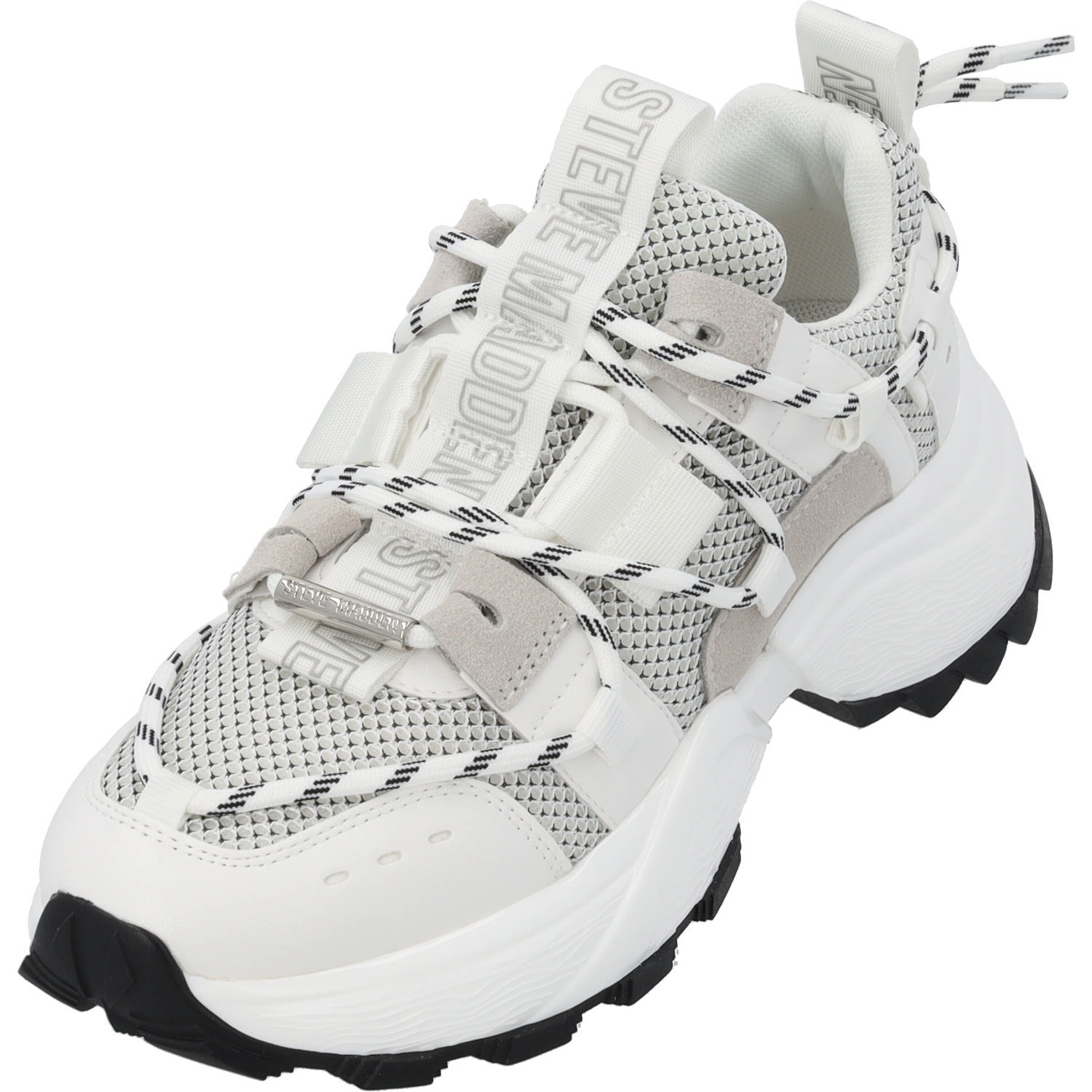 Steve Madden Tazmania SM11002419, Schnürschuhe, Damen, Weiß