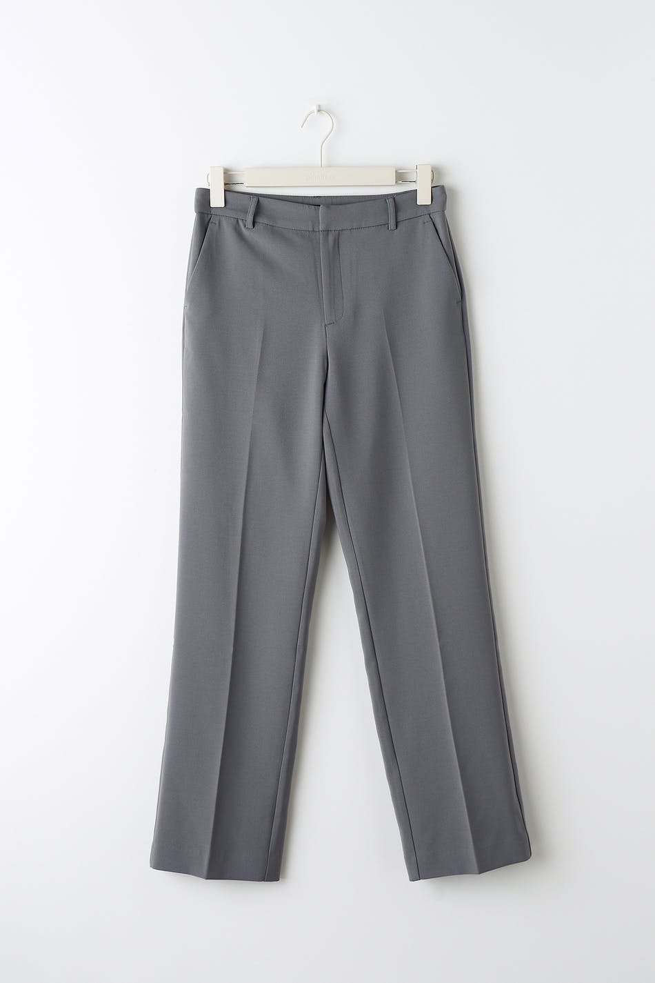 Straight regular trousers