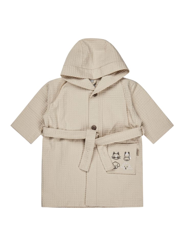 Sterntaler Bademantel BAUERNHOF in ecru günstig kaufen