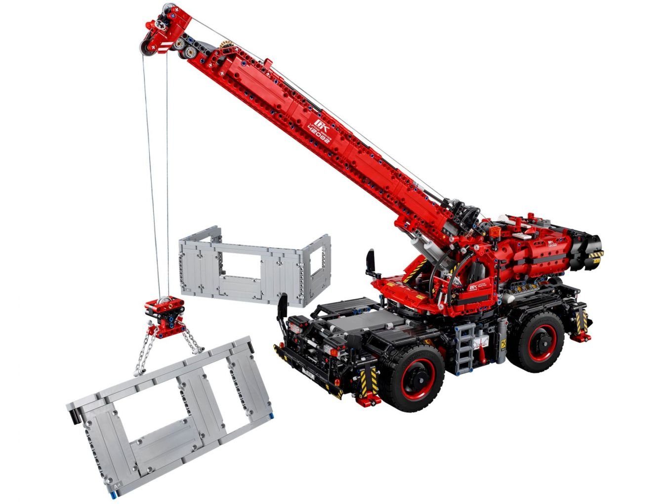 LEGO® Konstruktionsspielsteine LEGO Technic - Geländegängiger Kranwagen, (Set, 4057 St)