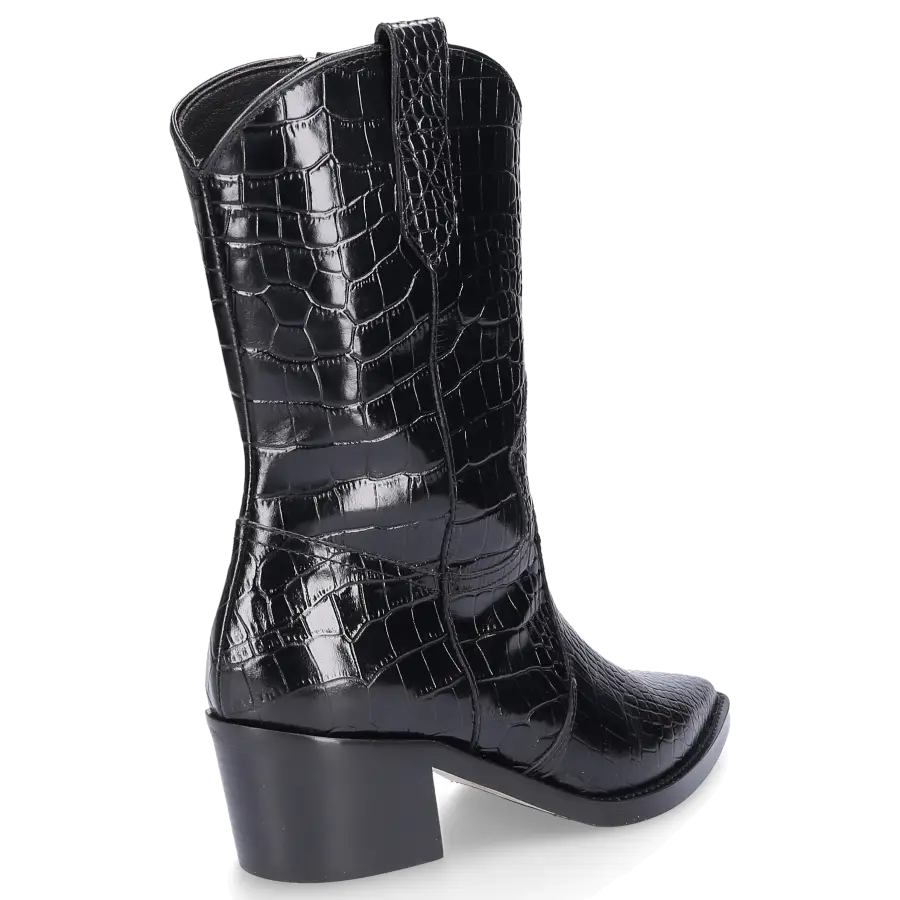 Via Roma 15 - Stiefeletten COCCO Kalbsleder - schwarz