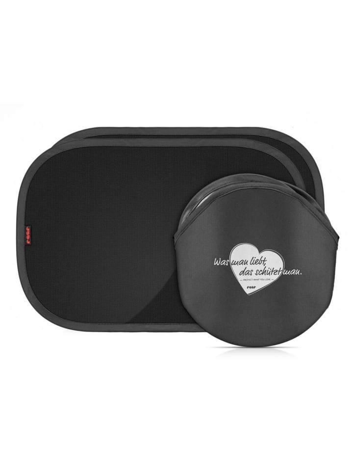 Reer TravelKid Sun Pure Auto-Sonnenschutz in Schwarz ab 0 Monate günstig kaufen onesize