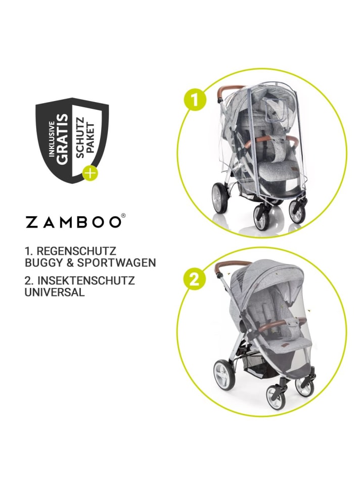 Hauck Buggy & Sportwagen Vision X inkl. XXL Zubehörpaket in rosa günstig kaufen onesize
