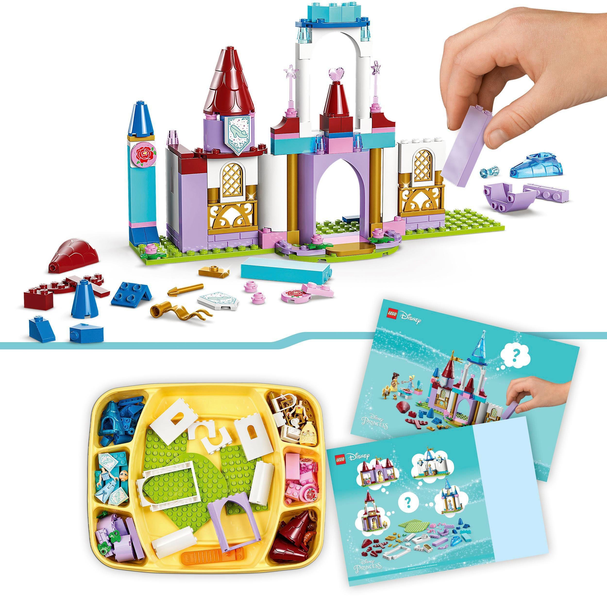 LEGO® Konstruktionsspielsteine Kreative Schlösserbox (43219), LEGO®  Princess, (140 St)