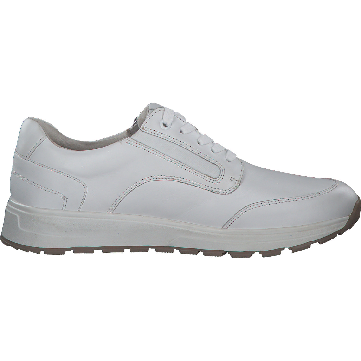 Jana Shoes 83711, Schnürschuhe, Damen, white
