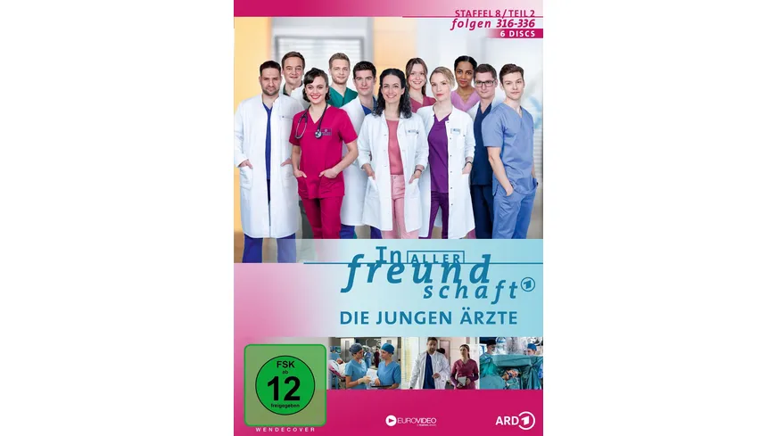 In aller Freundschaft - Die jungen Ärzte, Staffel 8, Teil 2 (Folgen 316-336)  [6 DVDs]
