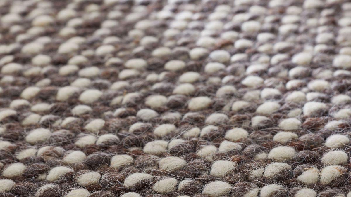 Interliving Handwebteppich 8001 Creme-Weiß 65 x 130 cm