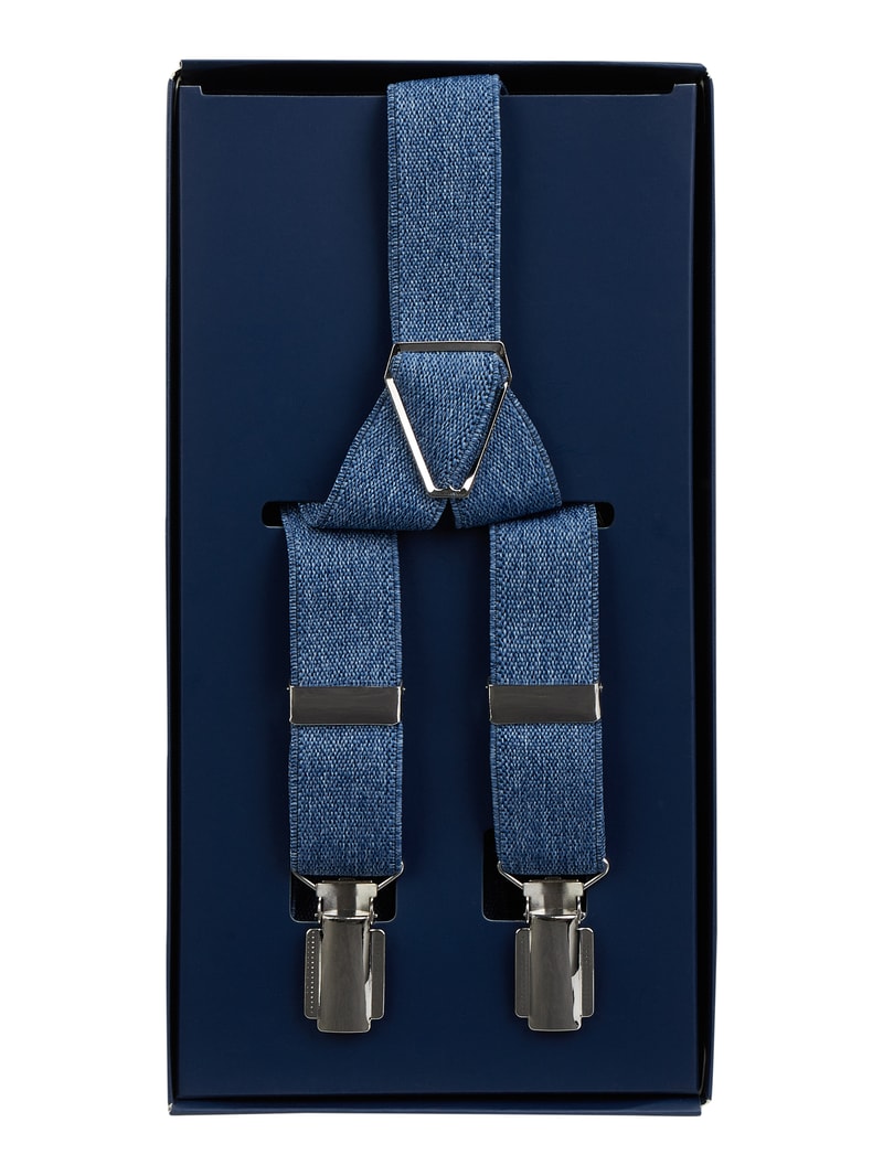 Hosenträger in X-Form in blau